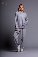 Carregar imagem no visualizador da galeria, Geneva Must-have Unisex Essential Casual Pullover Hoodie in Grey
