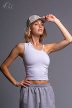 Carregar imagem no visualizador da galeria, Montaigne One Shoulder Casual Form Tank Top for Women
