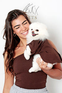 Montaigne Pets Mini-Dress (Black / Brown / White) | Dog & Cats Clothing
